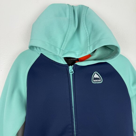 Burton Snowboard Zip Up Sweatshirt Jacket Small Boys Kids Waterproof Sz 5/6 - Picture 4 of 13